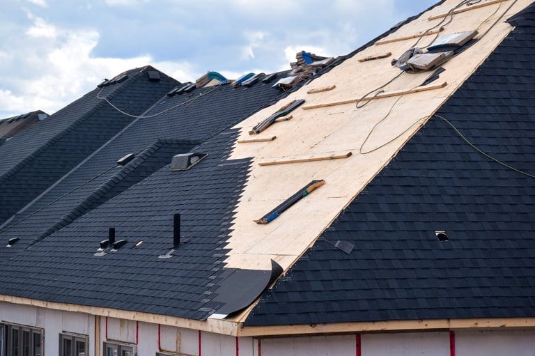 New slate roof installation in Sheffield